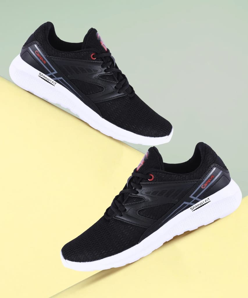 SLIDO Black Men's Running Shoes — photo 5