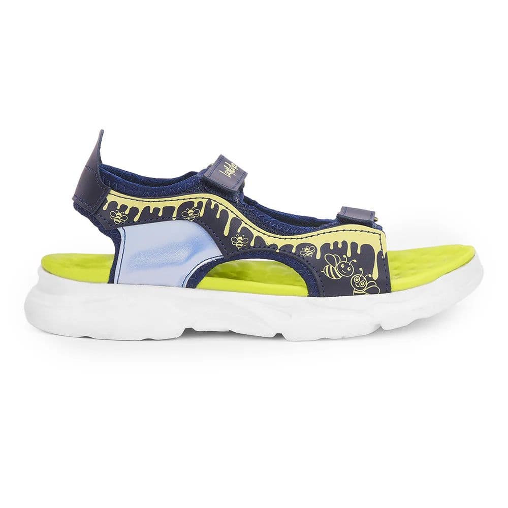 Lucy & Luke Navy Blue Casual Sandal For Kids HIPPO-30SE By Liberty — photo 3