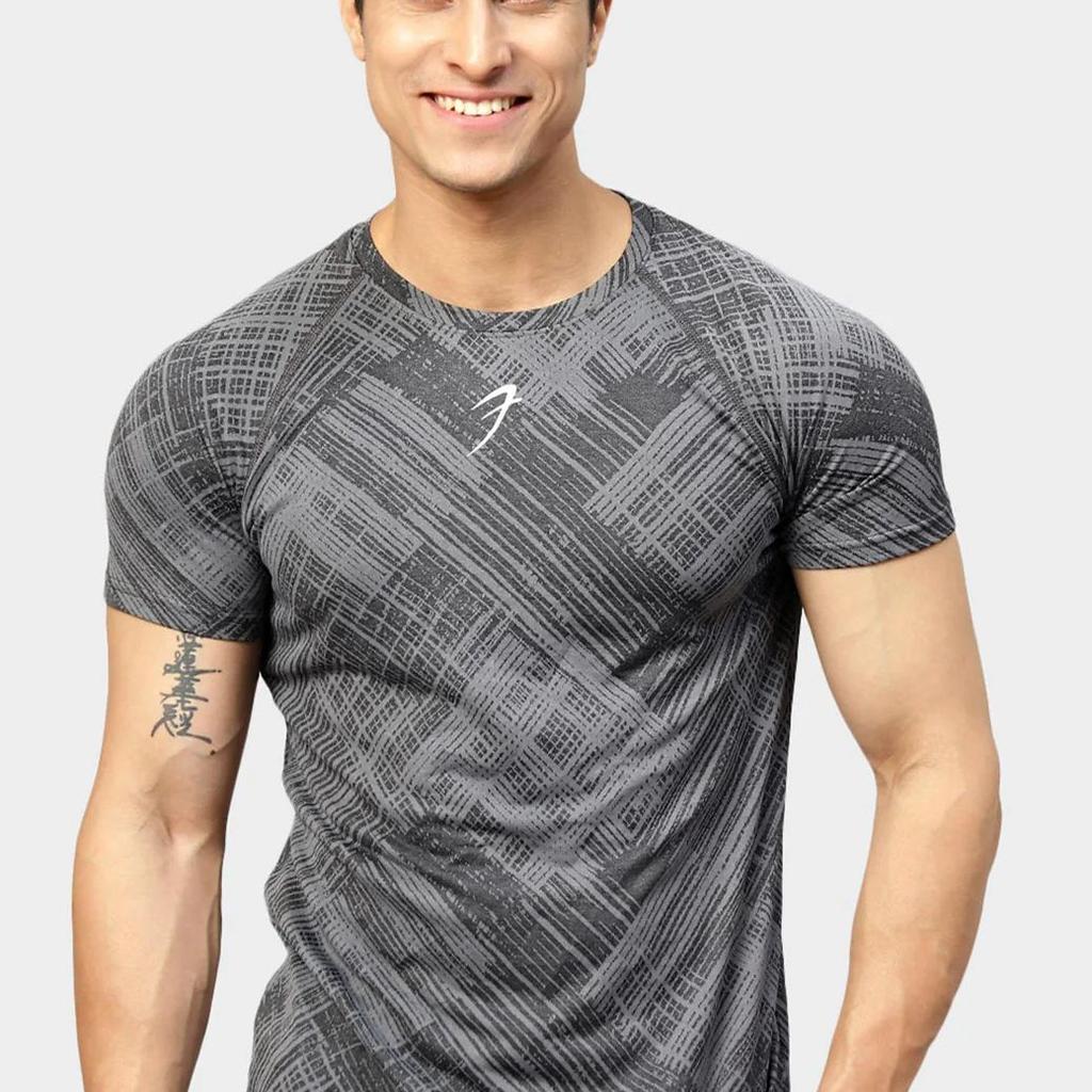 Ozone Jacquard T-shirt Coal