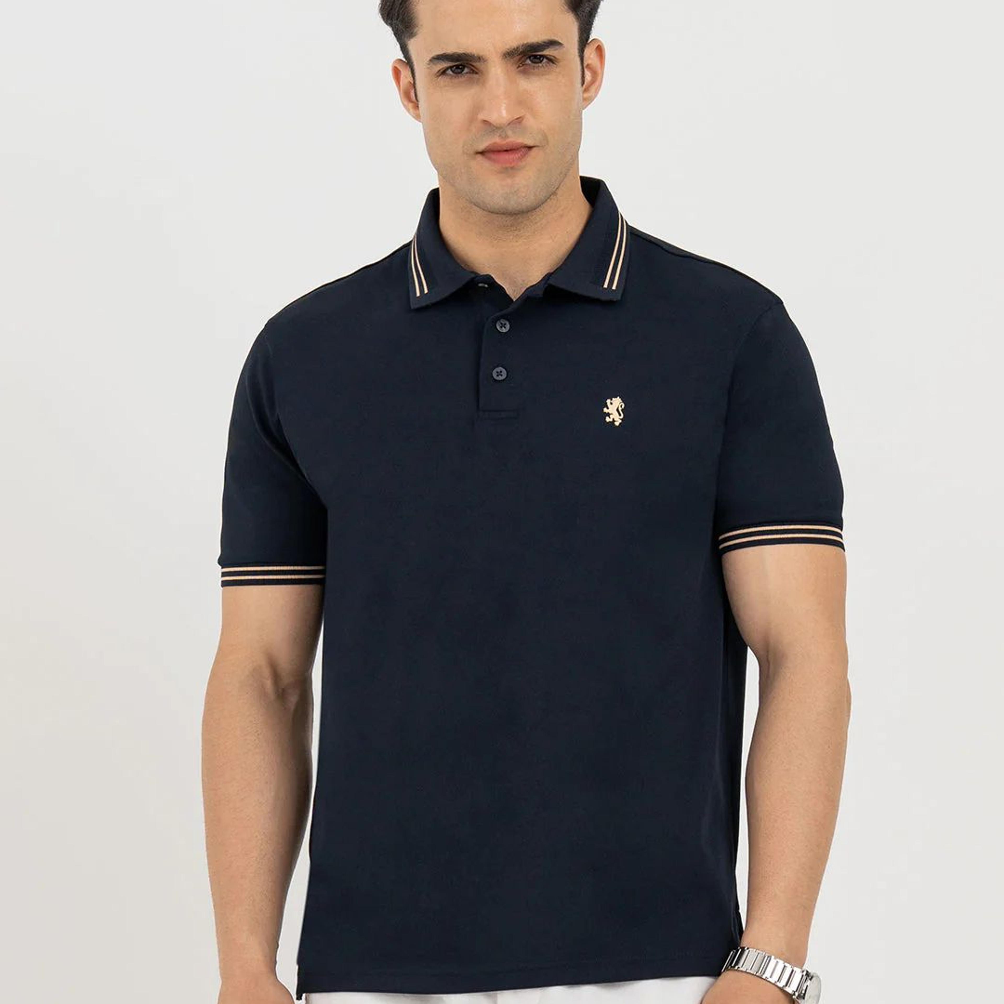 Polo T Shirts for Men in Dark Navy | Classic Polo T Shirts