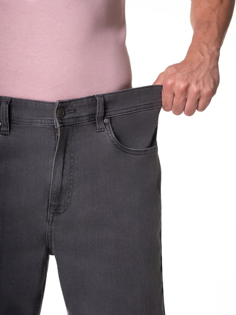 Chrome Grey Relaxed Fit Jeans — photo 3