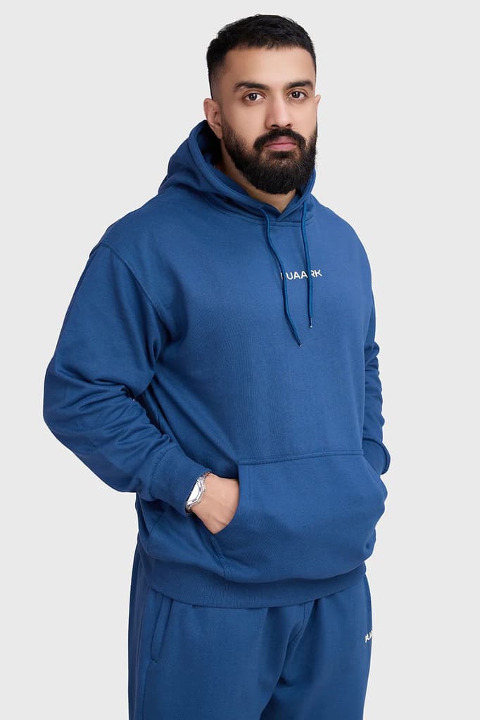 Signature Oversized Hoodie Navy — photo 2