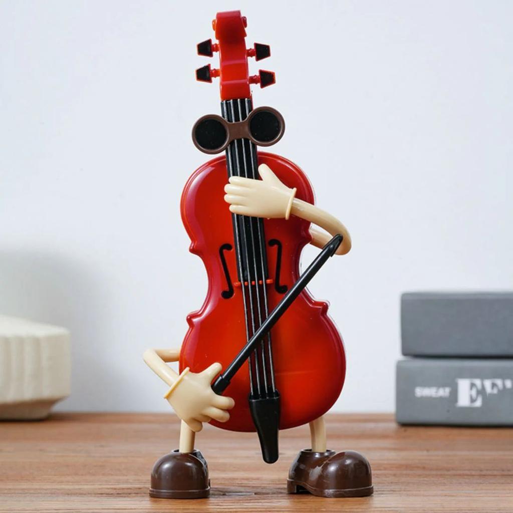 Swinging Cello Music Box – Wind-Up Violin Figurine — photo 2