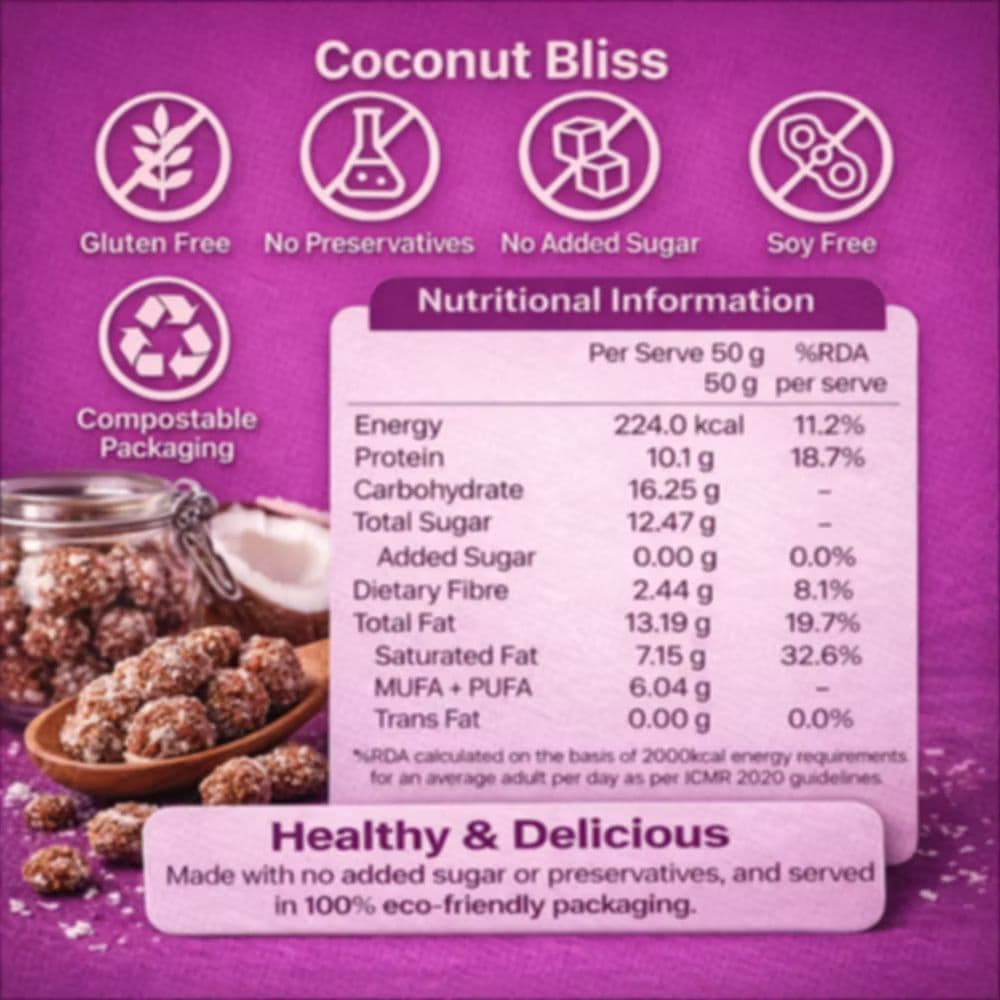 Coconut Bliss Protein Bars: Box of 3 — photo 5