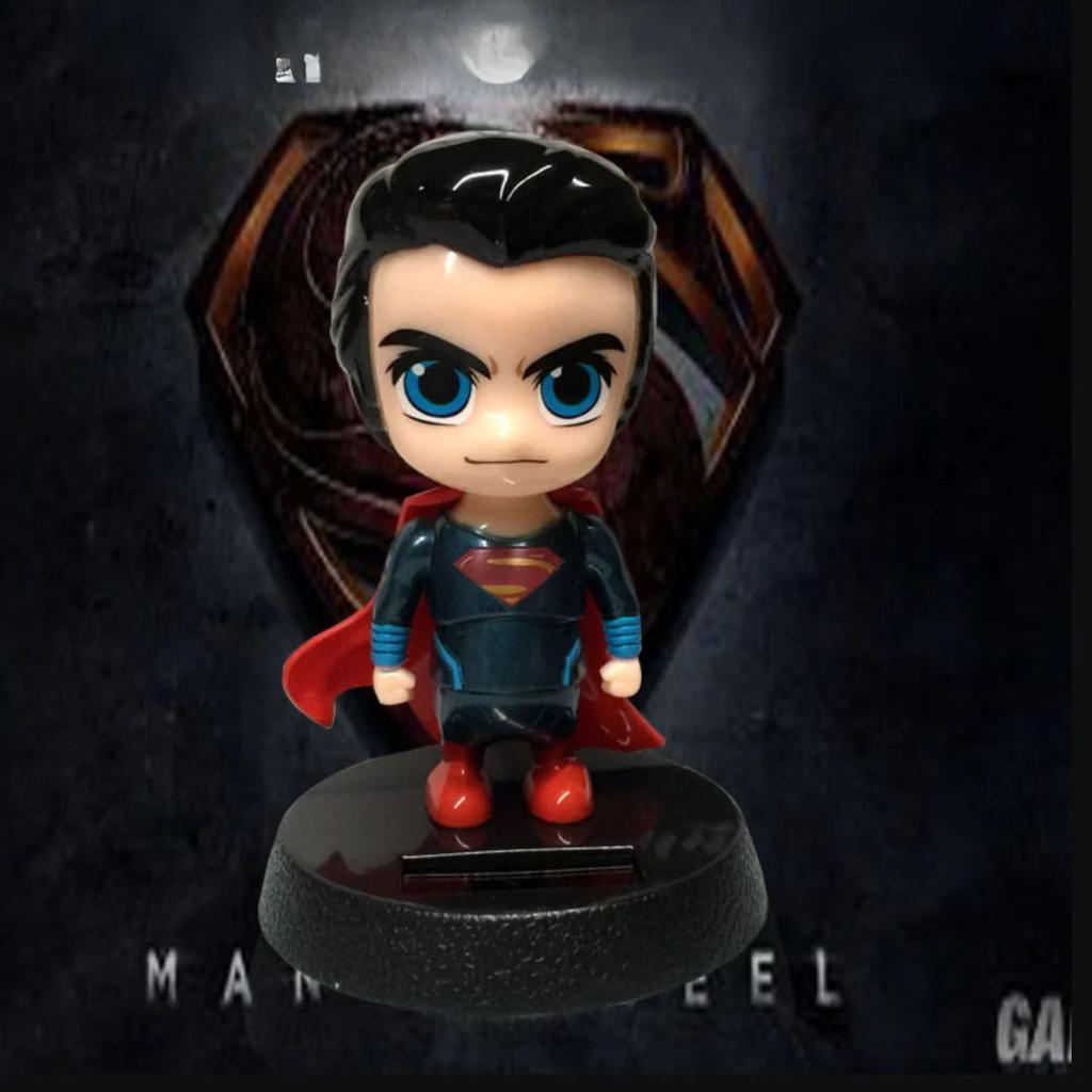Solar-Powered SuperMan Bobblehead — photo 2