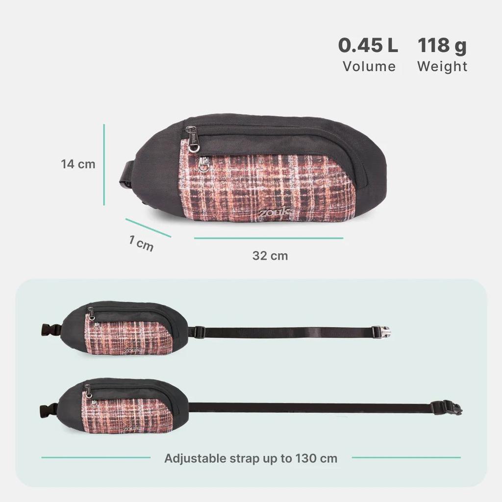 Cashmere Noir (Copper) Faye Fanny Pack — photo 3