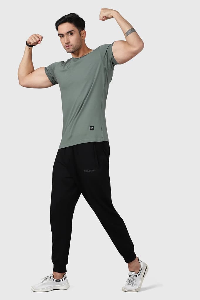 Legacy Scoop Neck T-shirt Sage Green — photo 2