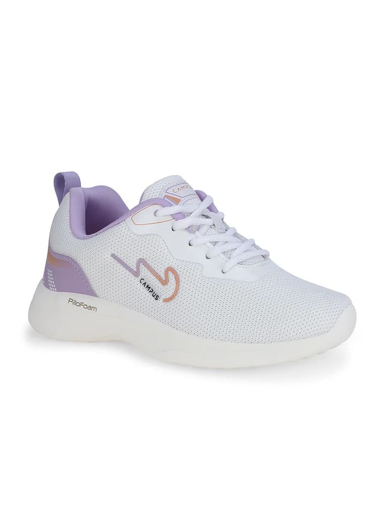 CAMP PEANUT White Women's Sports Shoes — White / 4
