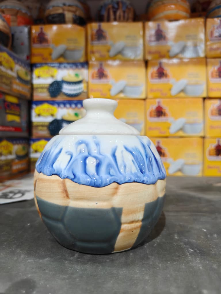 Blue and White Vase | Ceramic | Decorative | 2-Handled