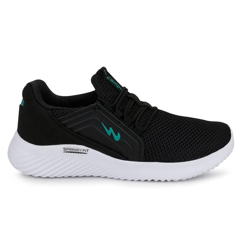 TYSON Pro Black Men's Walking Shoes