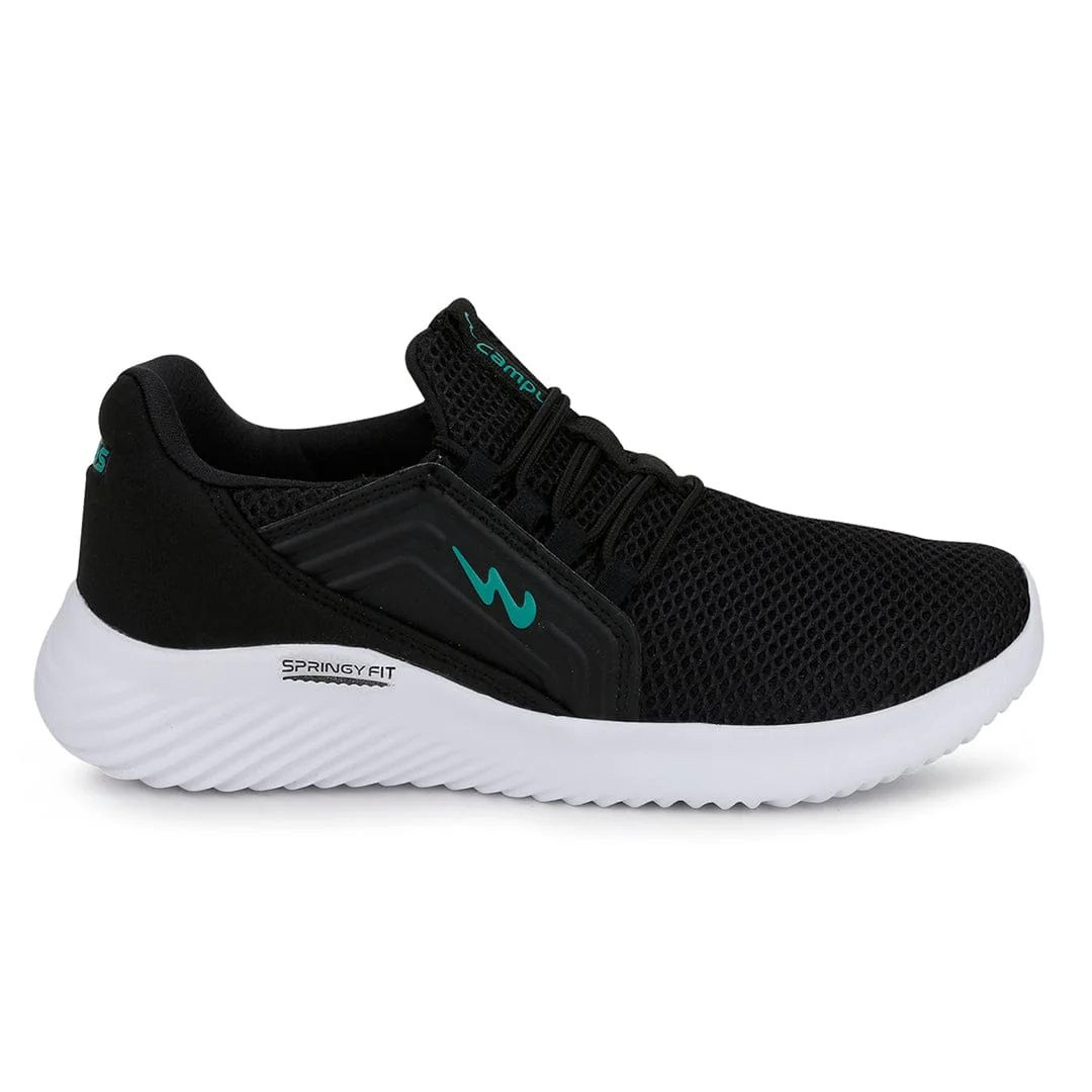 TYSON Pro Black Men's Walking Shoes