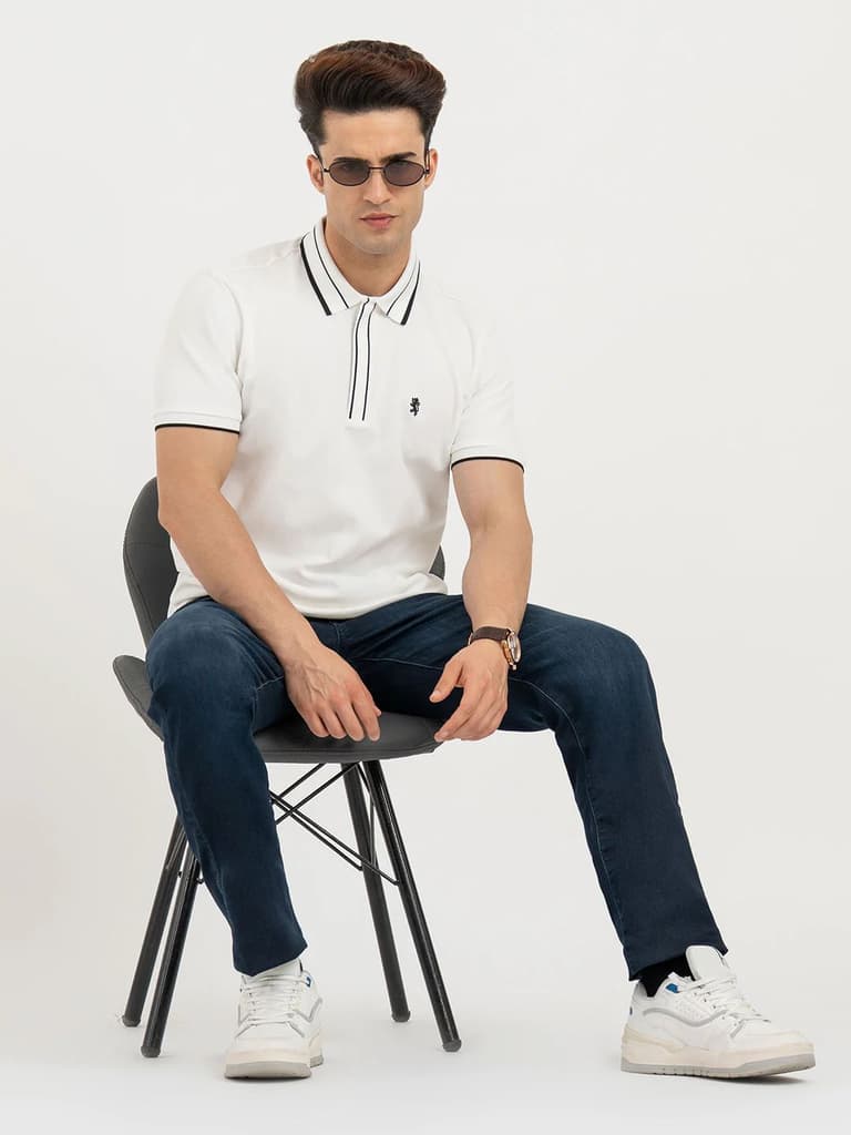 Polo T Shirts for Men in White | Classic Polo T Shirts — photo 5