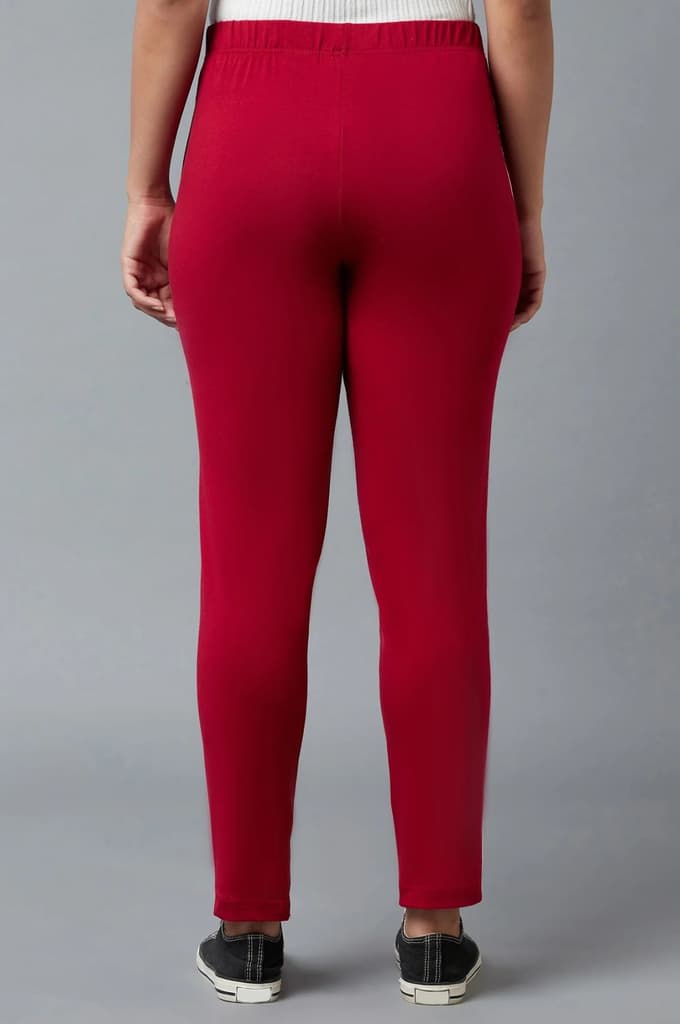 Brown Ankle Length Jersy Pants — photo 2