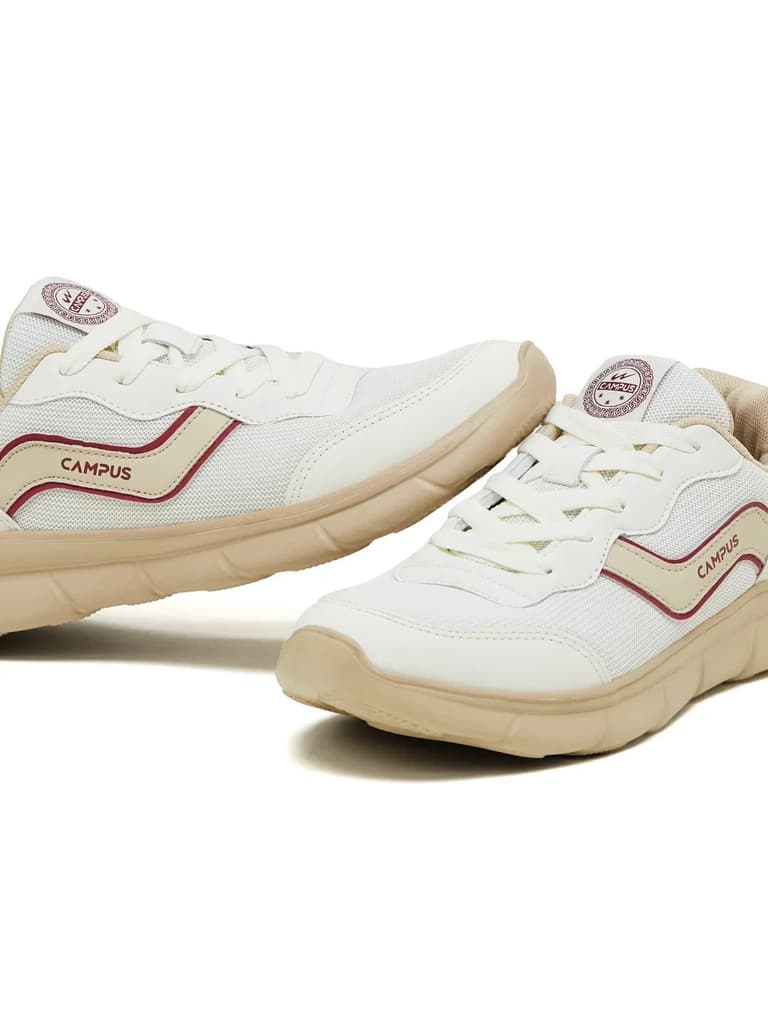 EVARO Off White Men's Running Shoes — photo 7