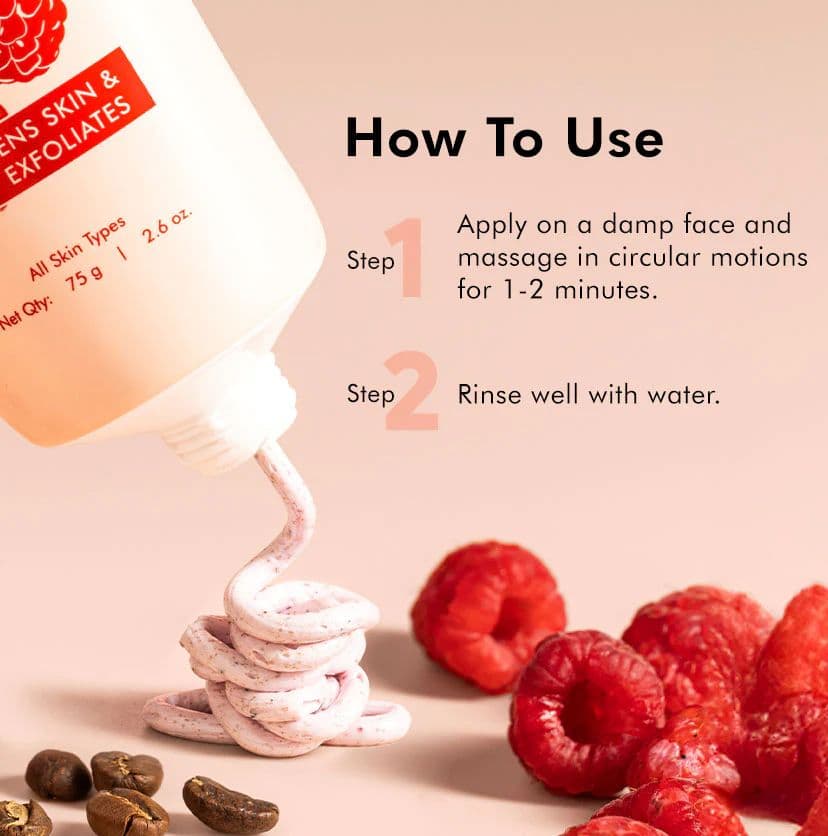 Berries Brightening Coffee Face Scrub - 75 gm