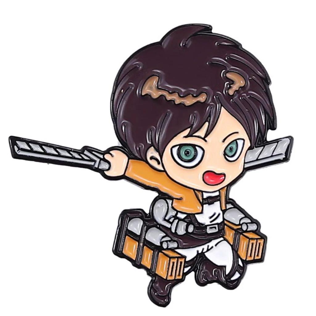 Attack on Titan Pins | Cool Anime Lapel Pin — Eren Yeager