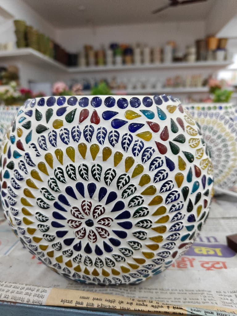 Colorful Vase | Ceramic | Decorative | Multi-colored
