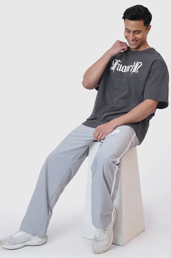 Brookline Oversized T-shirt Dark Grey — photo 7