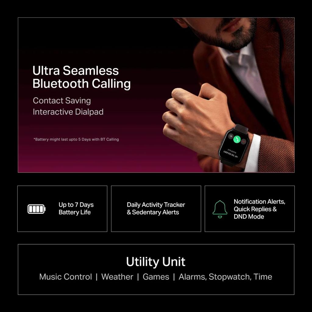 boAt Wave Fortune | NFC Tap & Pay Smartwatch 1.96" HD Display, 100+ Sports Modes & Custom Watch Faces — photo 7