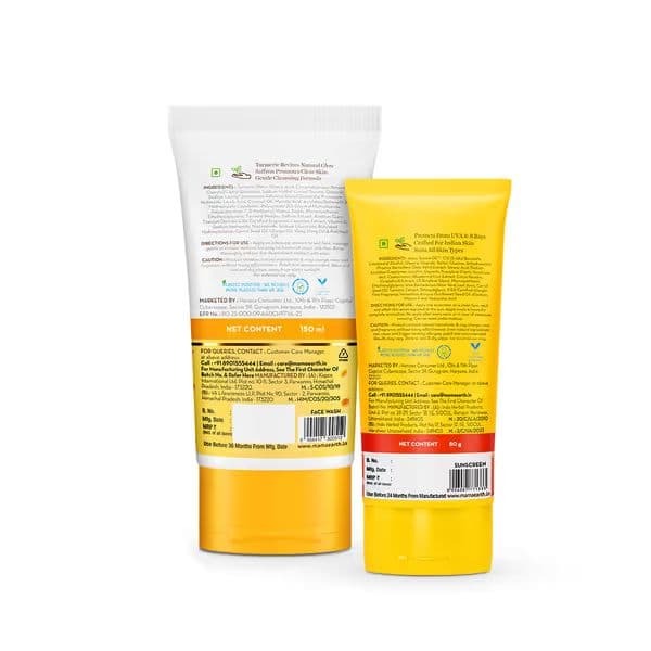 Glowing & Sun-Safe Skin Combo – Turmeric & Saffron | SPF 50 PA++++
