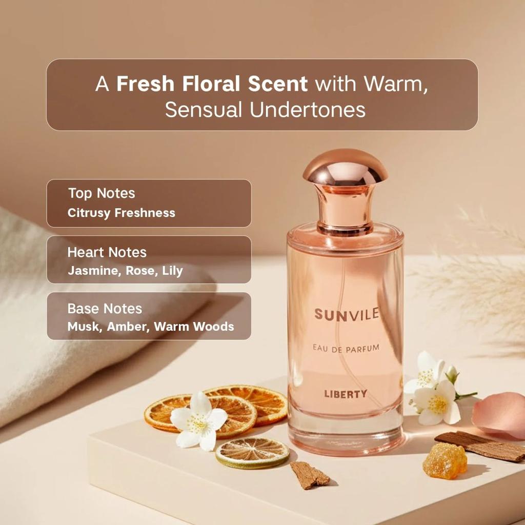 Liberty Luxury Sunvile Unisex Perfume (100ml), Eau De Parfum (EDP), Long Lasting Smell — photo 2
