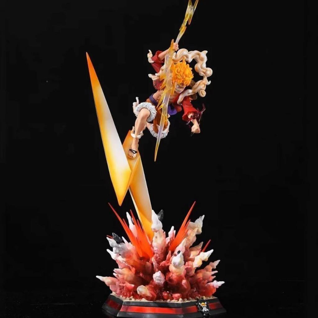 Nika Luffy LED Light-Up Statue (46cm) — Lightning Effect Action Figure Collectible — photo 4