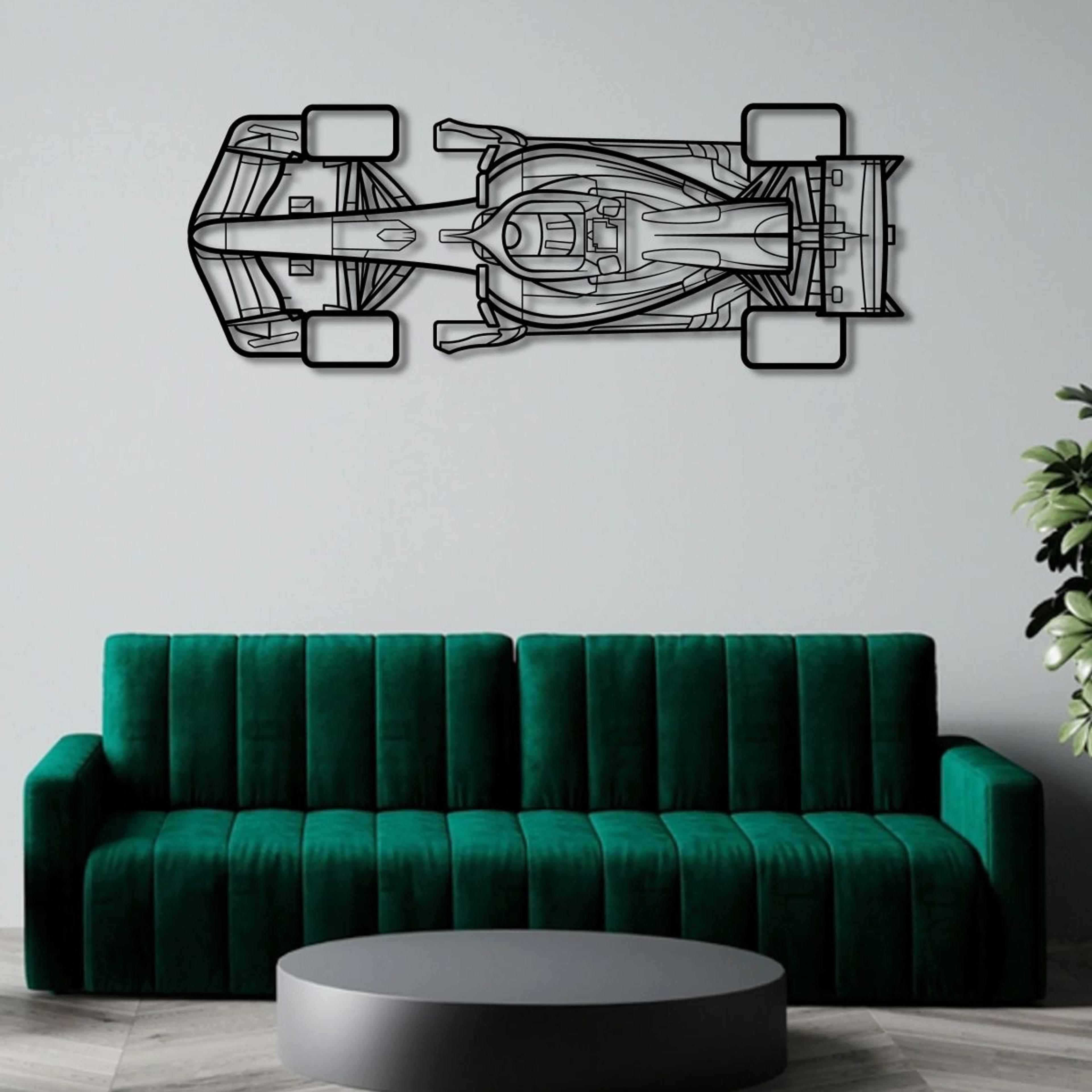 2026 REDBULL F1 TOP VIEW Metal Wall Art
