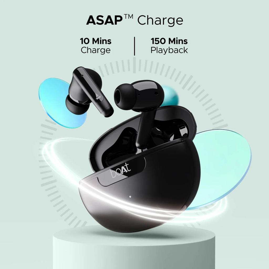 boAt Airdopes 161 ANC | Wireless Earbuds with Active Noise Cancellation up to 32dB, ENx™ Technology, ASAP™ Charge — photo 5