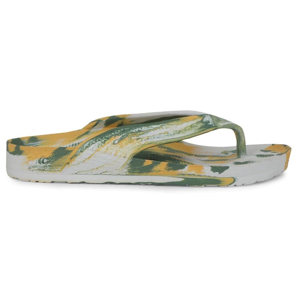 A-HA Yellow Casual Slipper For Men HAPPYFEET1 By Liberty — photo 2