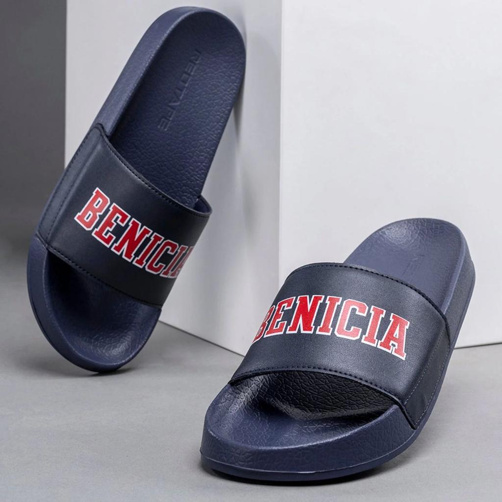 Mens Sliders in Navy | Casual Pool Sliders — photo 6