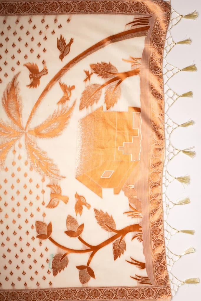 Mimosa Women's Woven Design Banarasi Style Art Silk Saree With Blouse Piece : SA00001828HWFREE — photo 7