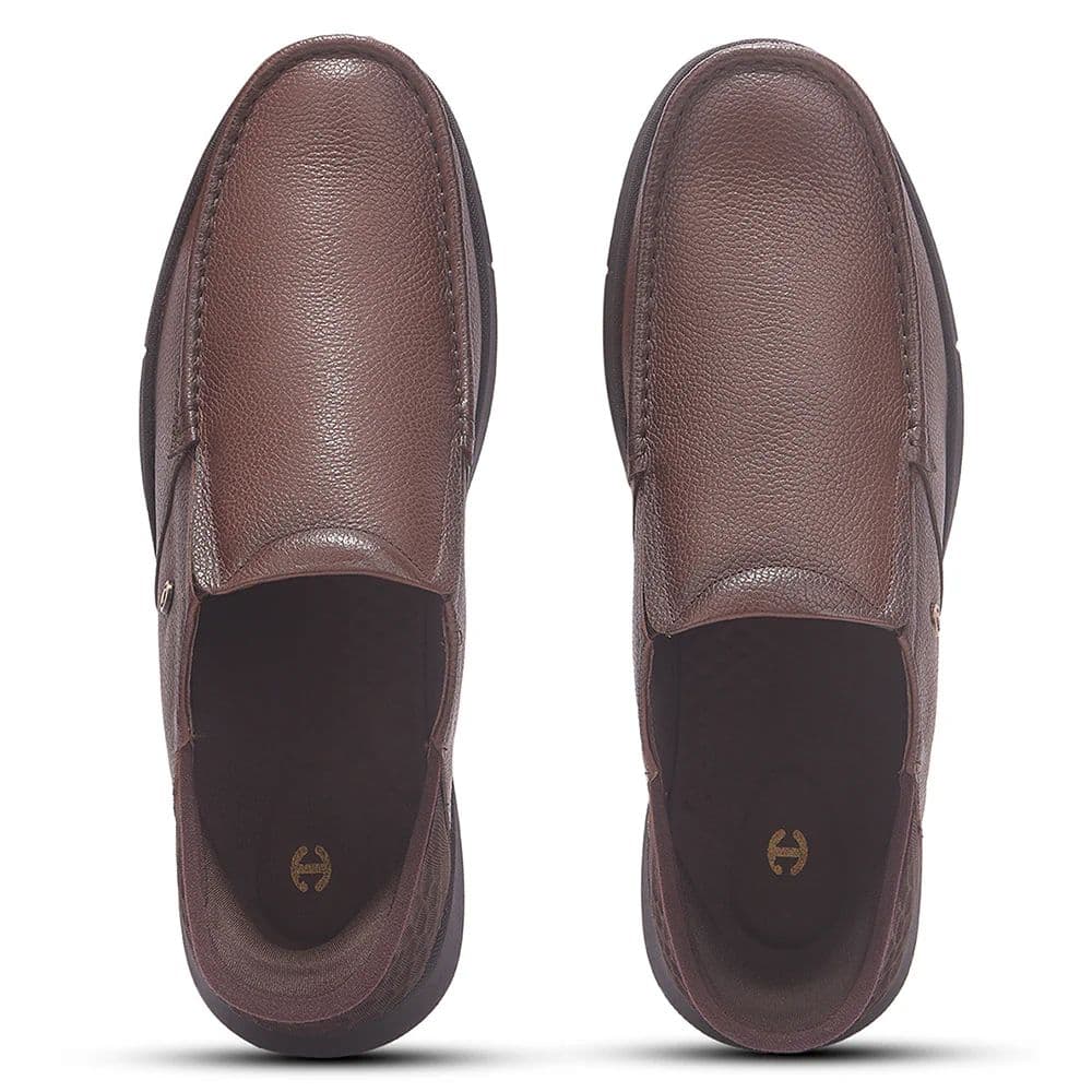 Healers Brown Formal Non Lacing Moccasin For Men S201-02 By Liberty — photo 7
