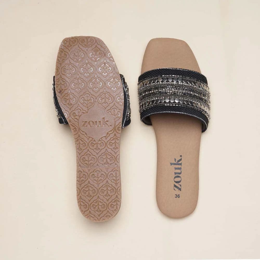 Jaipur Bohemian Oxidised Flats — photo 2