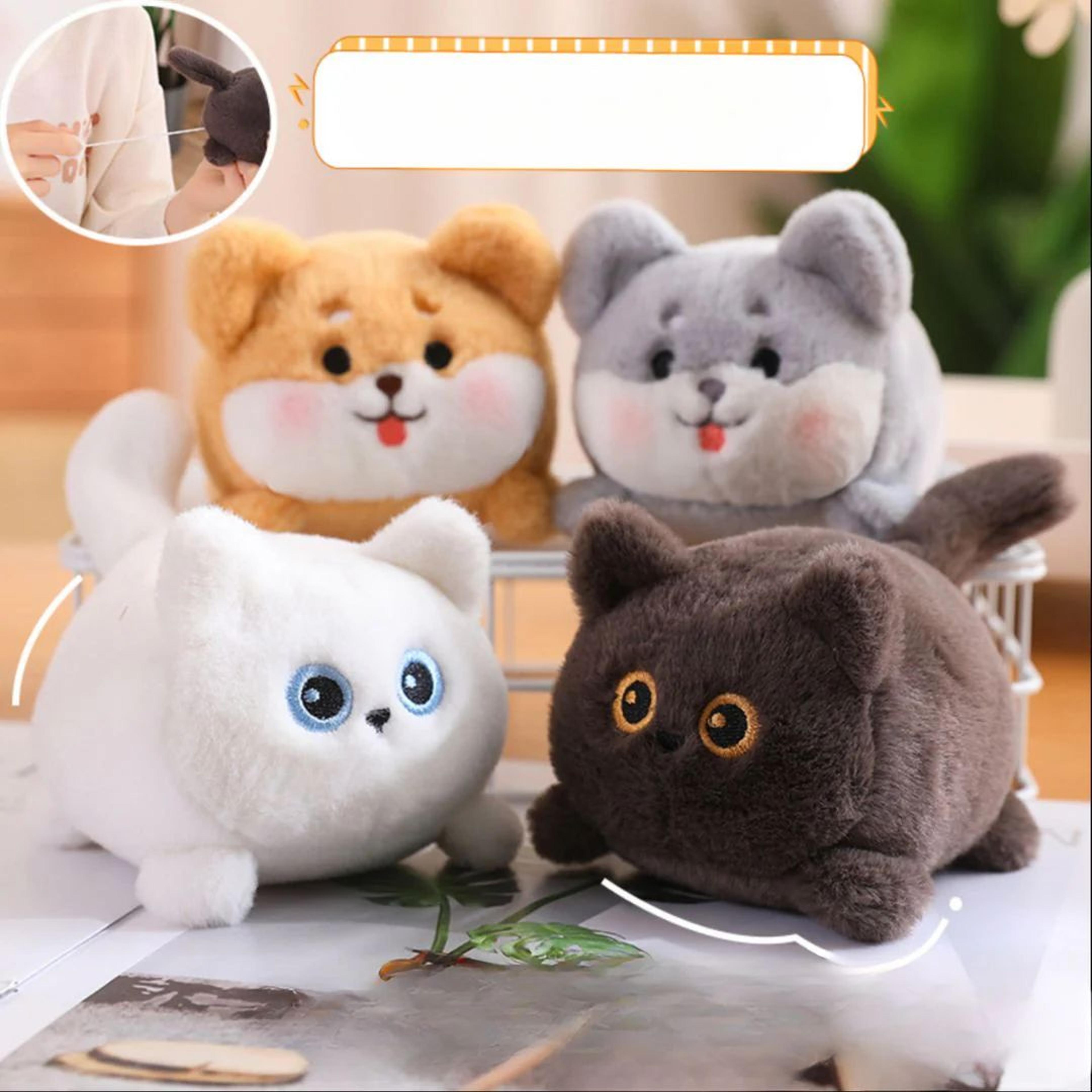 Plushy Pupper Tailspin Keychain
