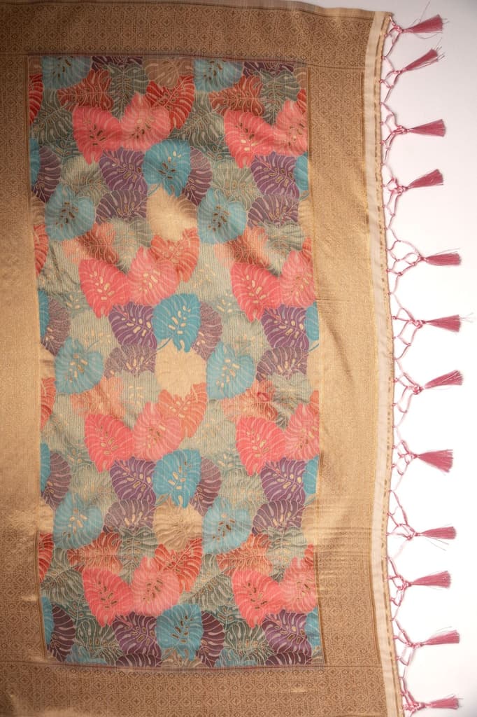 Mimosa Women's Woven Design Banarasi Style Art Silk Saree With Blouse Piece : SA00001787PCFREE — photo 7