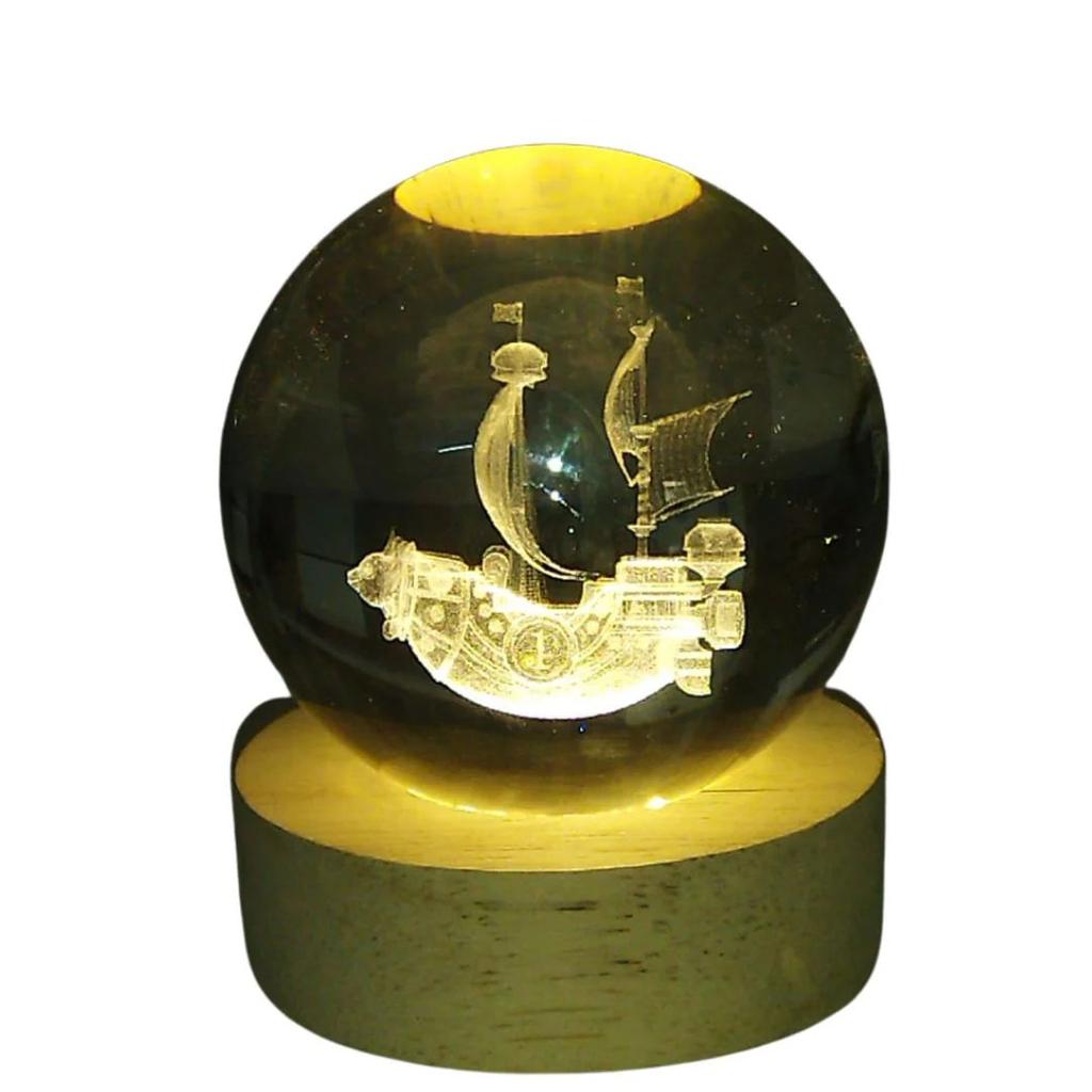 Luffy's Crew Crystal Lamp | One Piece Theme Crystal Lamp — photo 3
