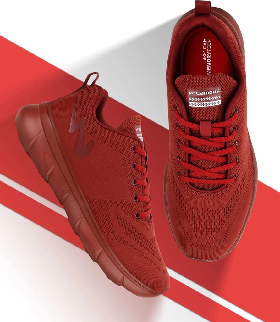 VIBGYOR Red Men's Sneakers — photo 5