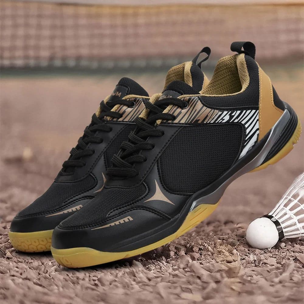 FREEDOM Black Sports Non-Marking Paddle/Pickleball & Badminton Shoes For Men PLUTO-1 By Liberty — photo 4