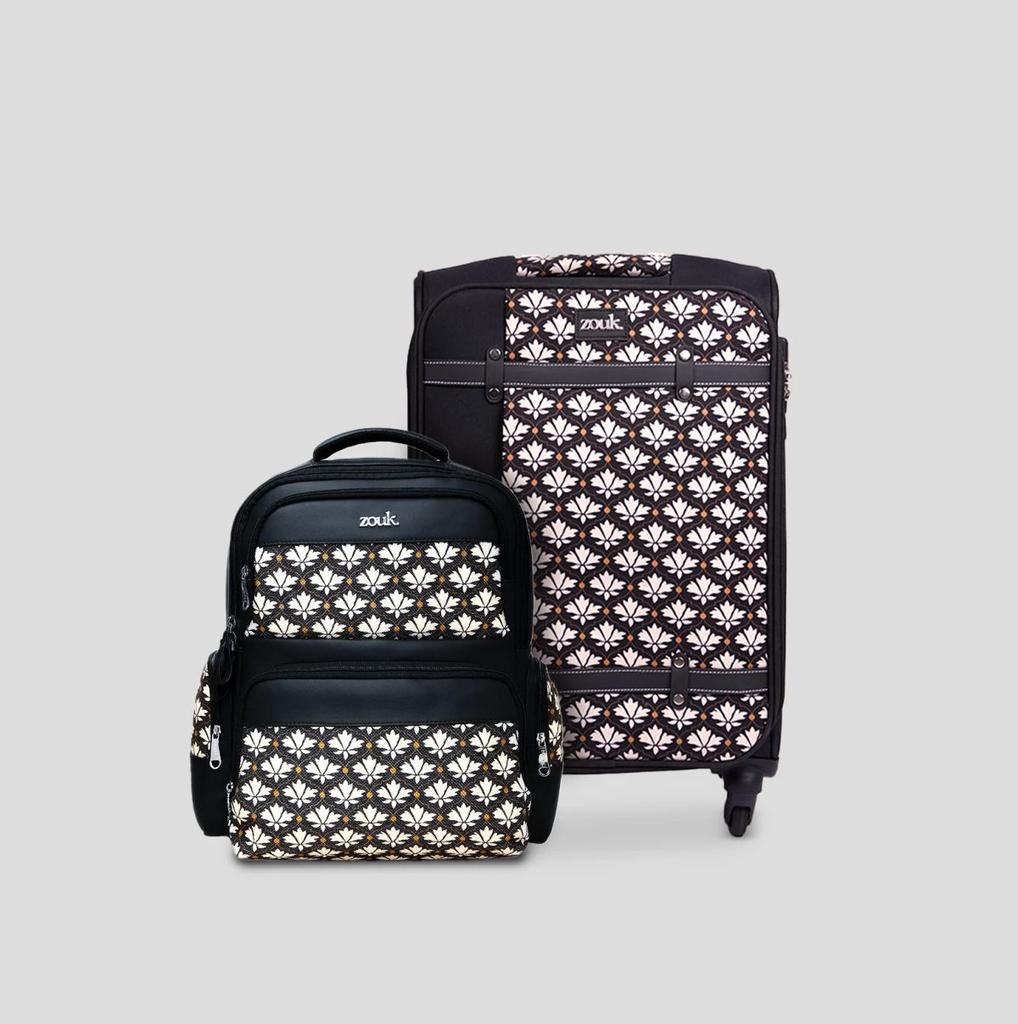 Bidri Kaiser Saira Black Trolley x Bidri Kaiser Pro backpack