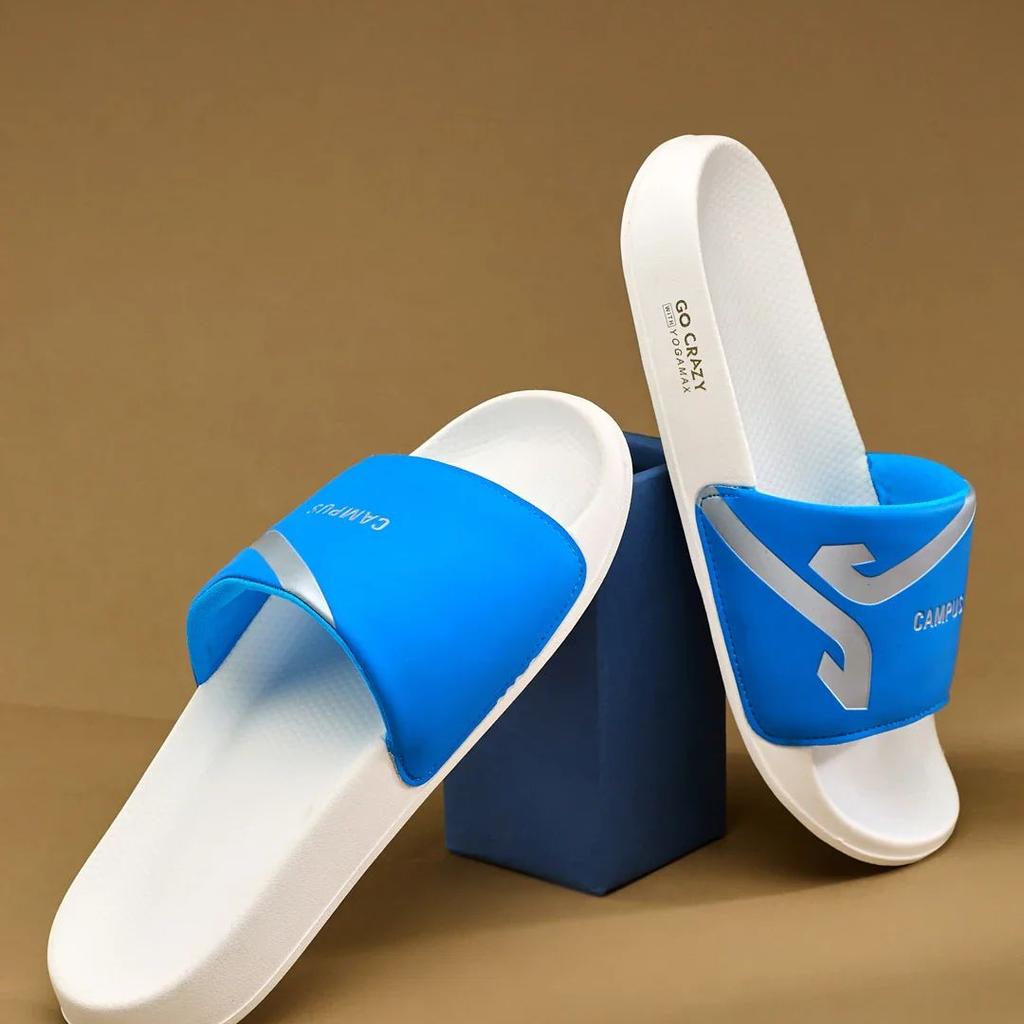 SL-476 Blue Men's Slides