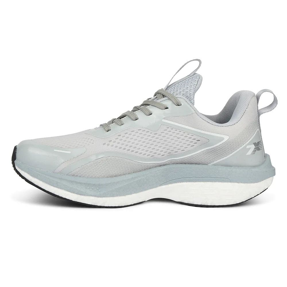 Leap7x Light Grey Sports Lacing Running Shoes For Men XLM-06 By Liberty — photo 3