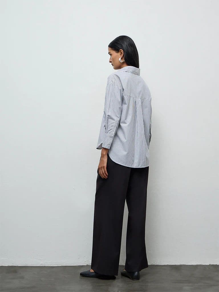 Wardrobe Black Striped Shirt — photo 4