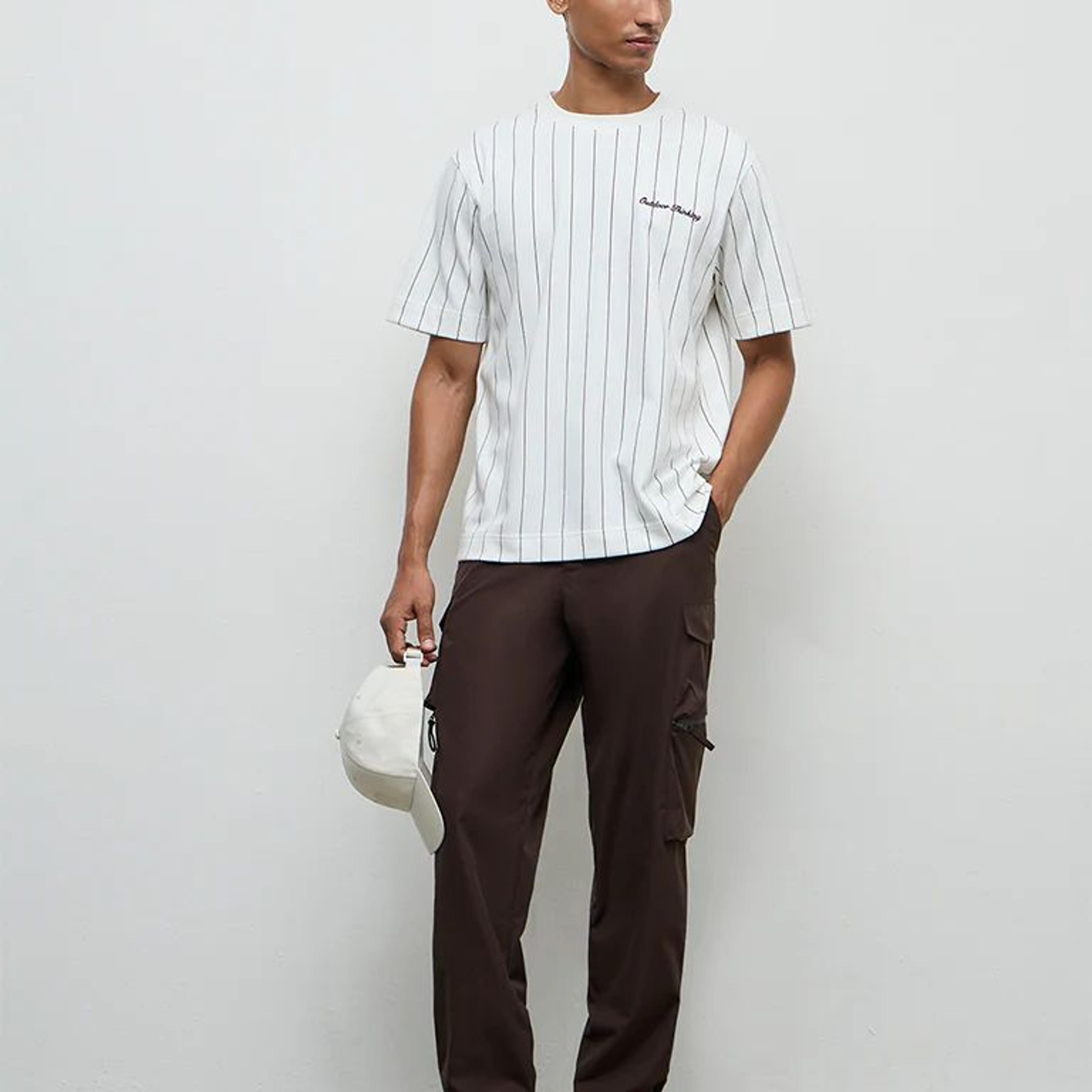 Nuoflexx Dark Brown Relaxed-Fit Mid-Rise Cargo Pants