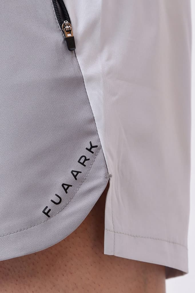 Snap Colourblock Shorts Light Grey — photo 5