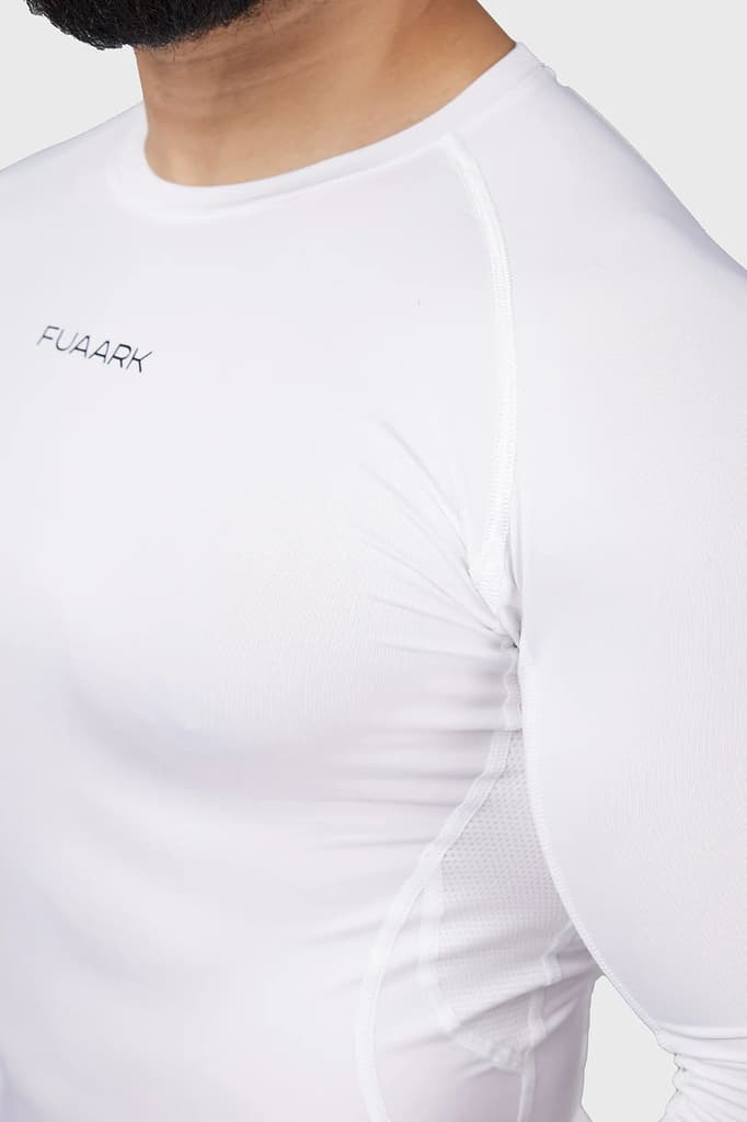 Compression 2.0 Full Sleeves T-shirt White — photo 3