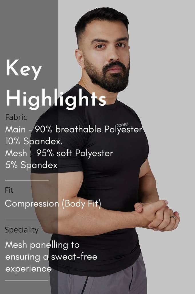 Compression 2.0 T-shirt Black — photo 7