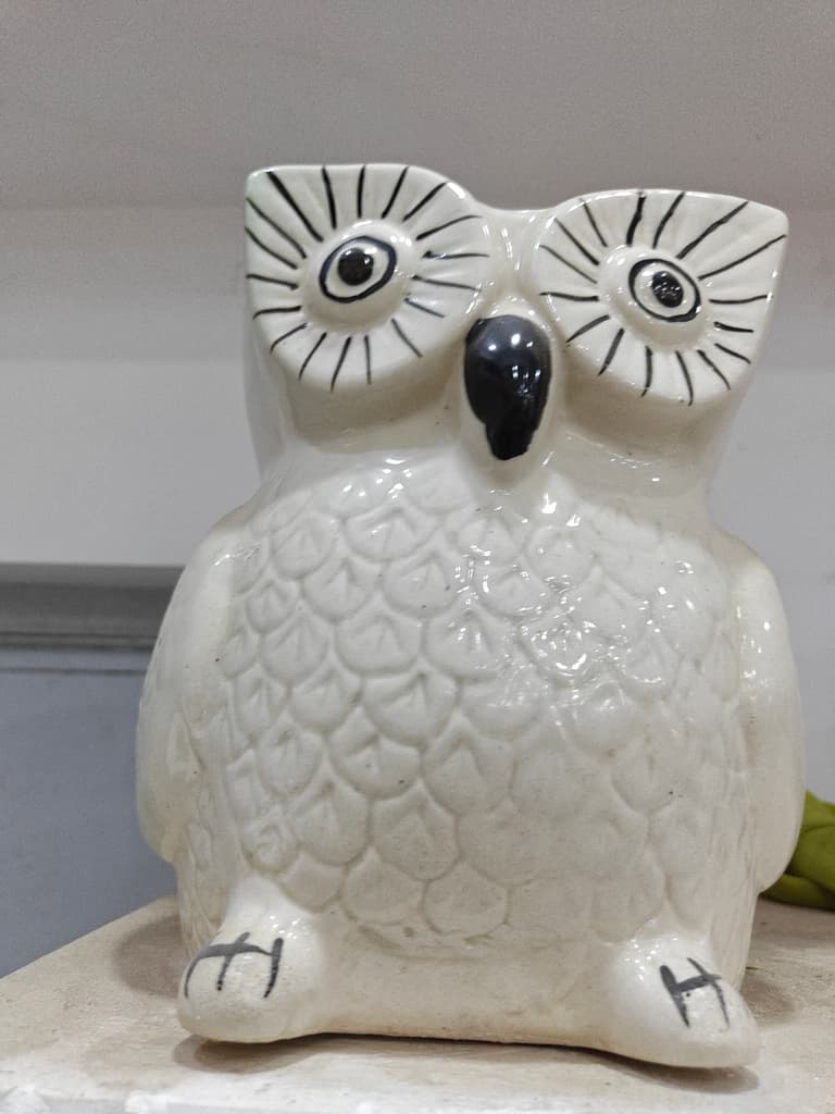 White Owl Mug | Ceramic | White | Decorative