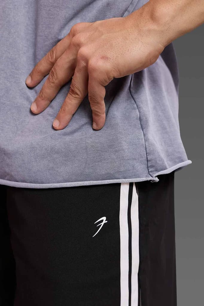 Ascend Washed Capsleeve Tank Light Grey — photo 4