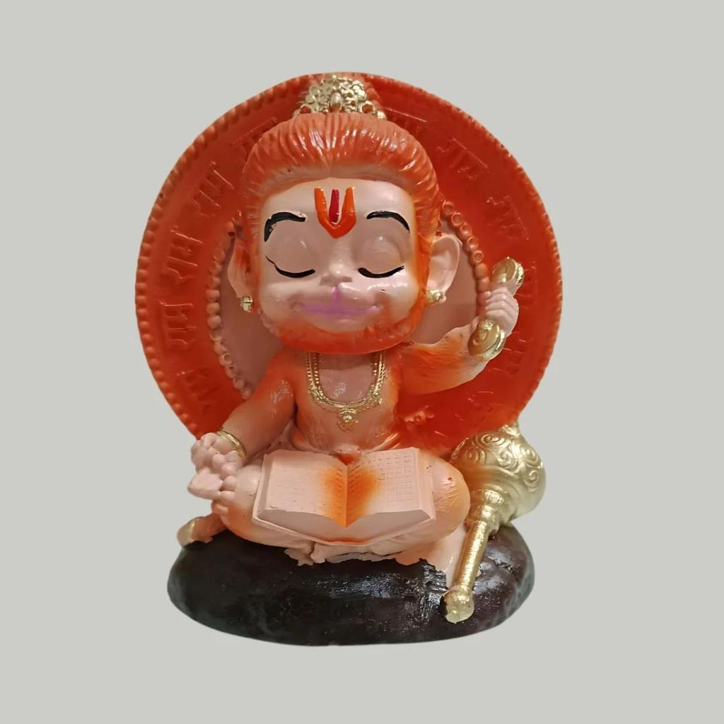 Meditating Bal Hanuman Idol | Car Dashboard Idol — photo 3