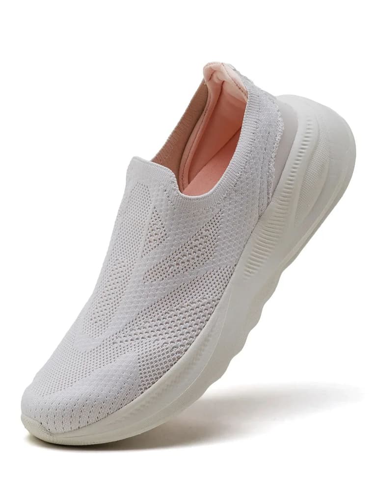 FABY White Women's Walking Shoes — photo 3